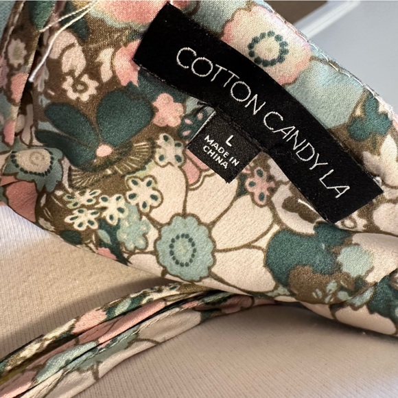 Cotton Candy Floral Skirt & Top Set Size M & L - Picture 6 of 12